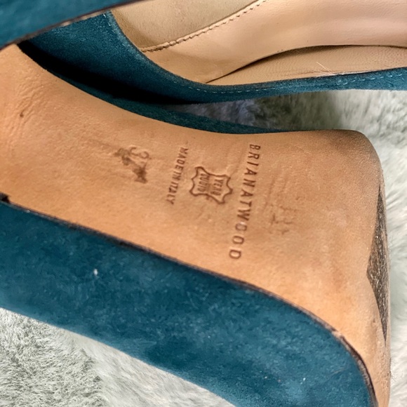 BRIAN ATWOOD SUEDE PLATFORM PUMPS - Picture 6 of 6